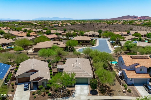 12727 W Lowden Rd, Peoria, AZ 85383 - aerial perspective of suburban area featuring a mountainous background