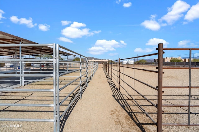 view of stable