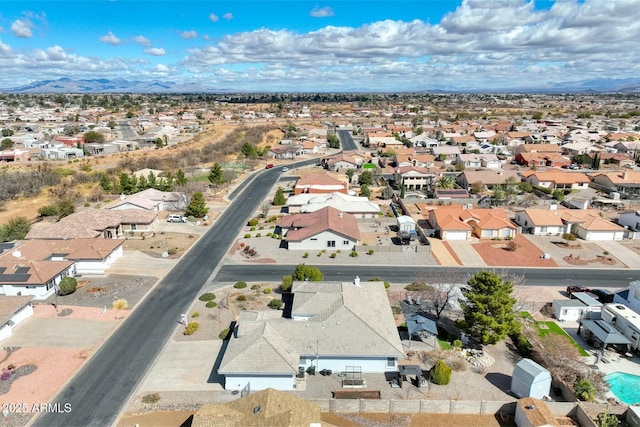 birds eye view of property featuring a residential view