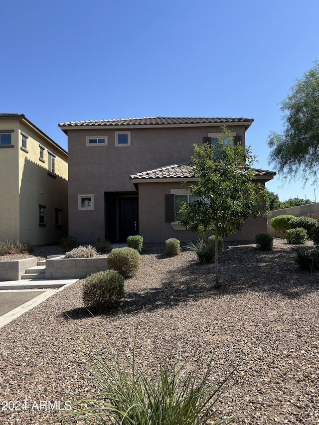 view of front of home