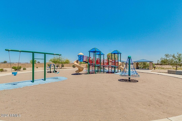 view of communal playground