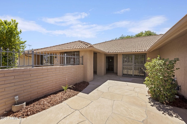 exterior space with a patio area