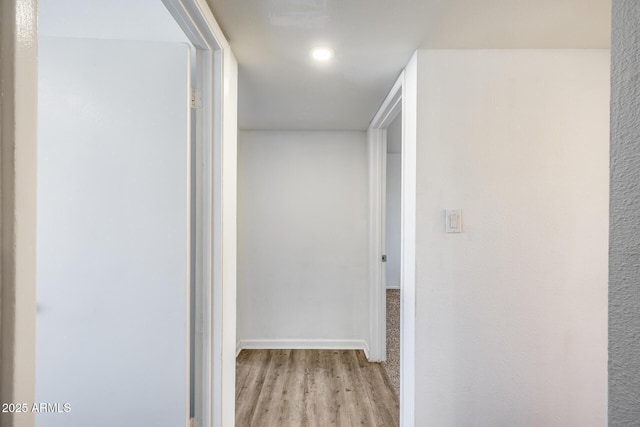 3801 E Captain Dreyfus Ave, Phoenix, AZ 85032 - hall with wood finished floors and recessed lighting