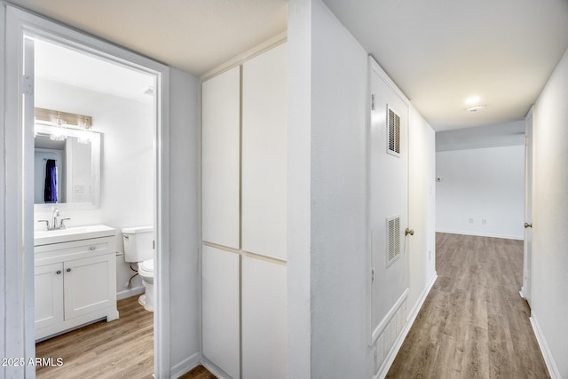 3801 E Captain Dreyfus Ave, Phoenix, AZ 85032 - hall featuring light wood-style flooring
