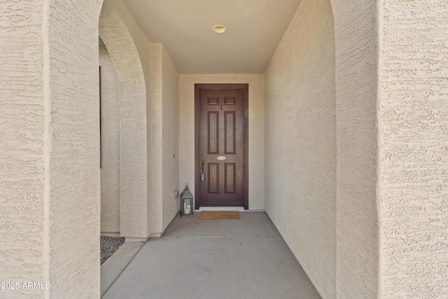 19203 W Jackson St, Buckeye, AZ 85326 - property entrance with stucco siding