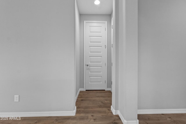 19203 W Jackson St, Buckeye, AZ 85326 - hallway with wood finished floors and baseboards