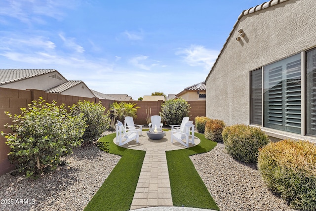 19203 W Jackson St, Buckeye, AZ 85326 - fenced backyard featuring a patio area