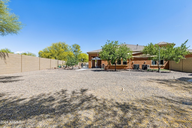 view of back of property