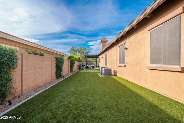 5428 E Windstone Trl, Cave Creek, AZ 85331 - view of yard featuring central AC unit