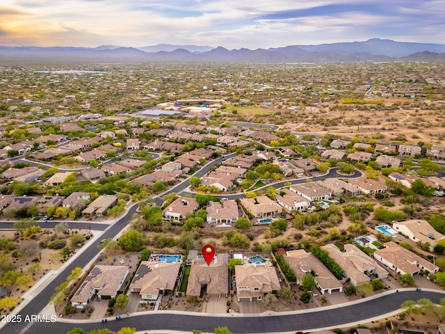 5428 E Windstone Trl, Cave Creek, AZ 85331 - view of property location featuring a mountainous background and nearby suburban area