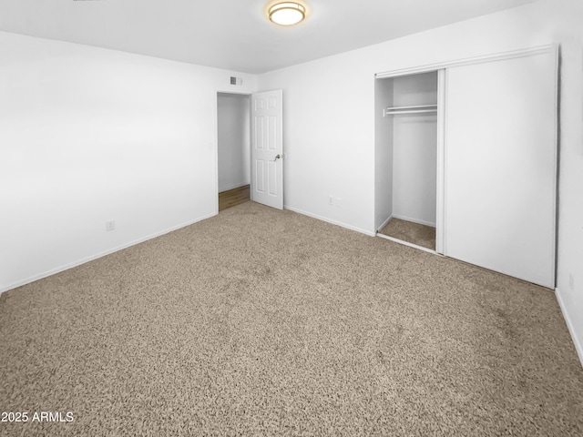 225 N Standage Unit 89, Mesa, AZ 85201 - unfurnished bedroom featuring a closet, visible vents, and baseboards