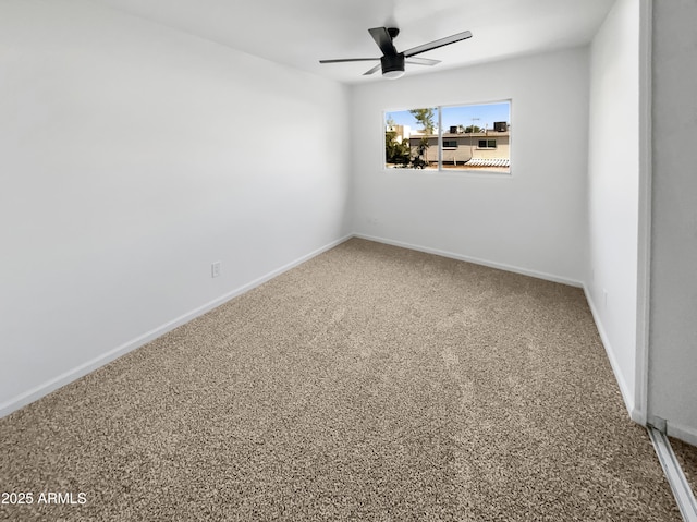 225 N Standage Unit 89, Mesa, AZ 85201 - carpeted empty room featuring ceiling fan and baseboards
