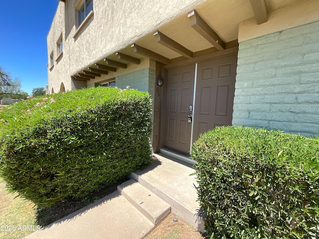 225 N Standage Unit 89, Mesa, AZ 85201 - property entrance featuring stucco siding