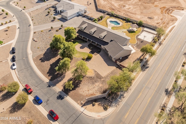 1409 E Dove Pl, Casa Grande, AZ 85122 - aerial view of a pool area