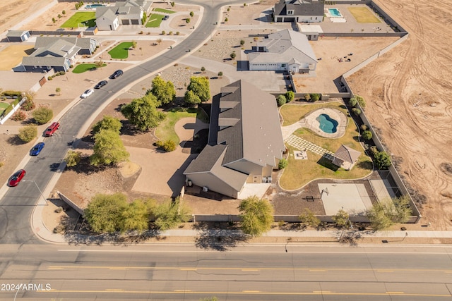 1409 E Dove Pl, Casa Grande, AZ 85122 - aerial view of residential area featuring a pool
