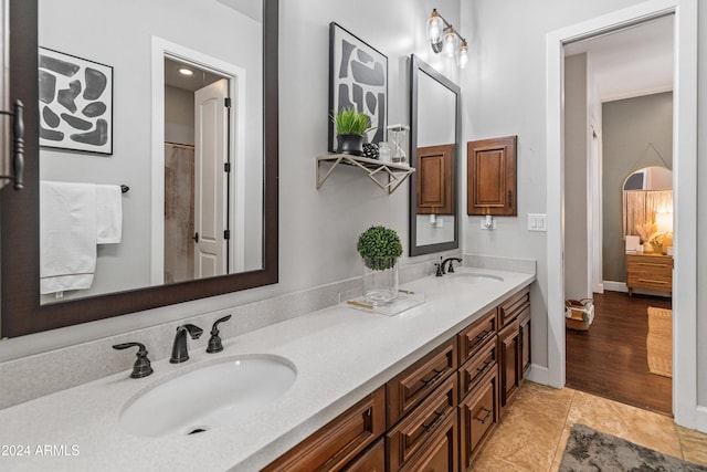 1409 E Dove Pl, Casa Grande, AZ 85122 - full bath with double vanity and baseboards