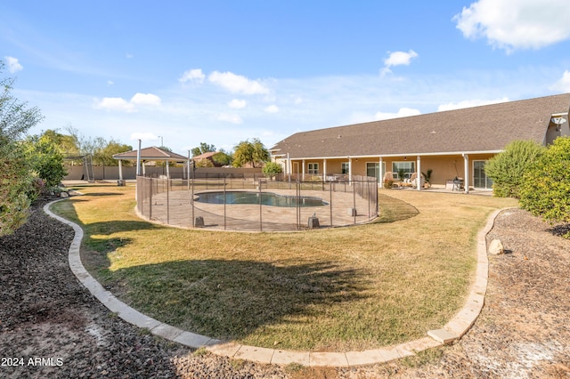 1409 E Dove Pl, Casa Grande, AZ 85122 - view of pool with a patio and a gazebo