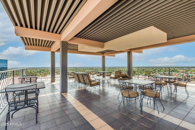 view of patio / terrace with outdoor dining space