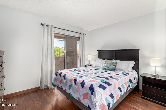 540 N May Unit 3117, Mesa, AZ 85201 - bedroom featuring wood finished floors, access to outside, and baseboards