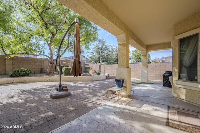 view of patio