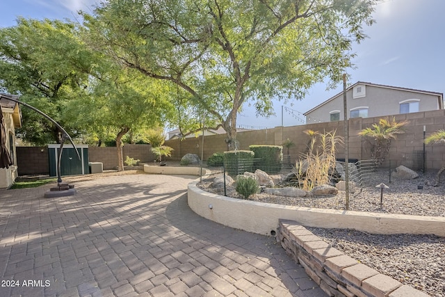 view of patio / terrace with central AC unit