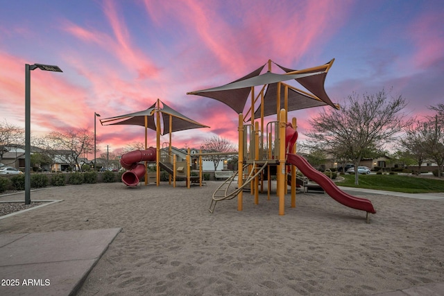 view of communal playground