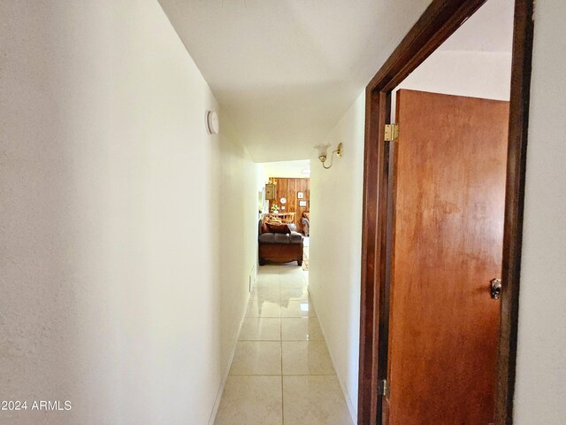2201 E 7th St, Douglas, AZ 85607 - hallway with light tile patterned floors