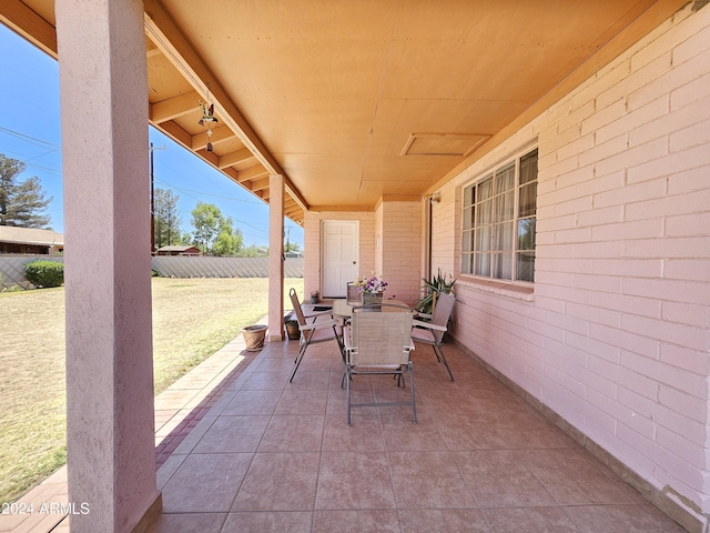 2201 E 7th St, Douglas, AZ 85607 - view of patio / terrace with outdoor dining space