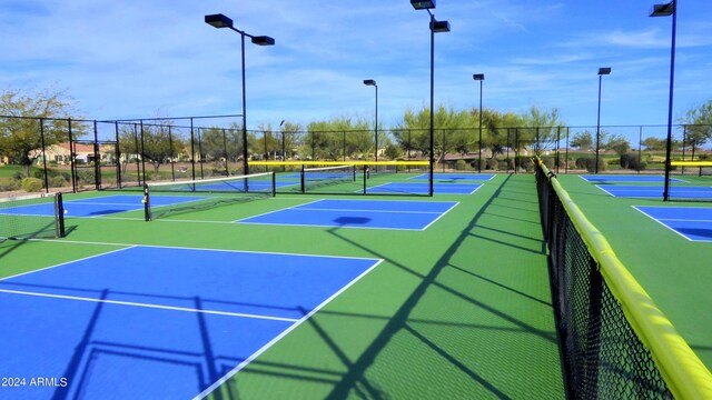 view of tennis court