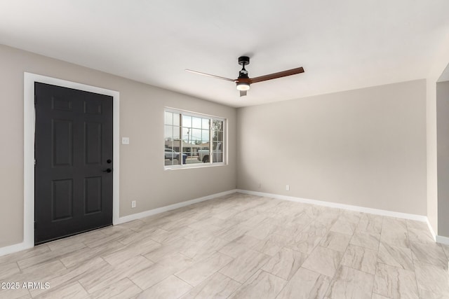1010 W 5th Pl, Mesa, AZ 85201 - entrance foyer featuring a ceiling fan and baseboards