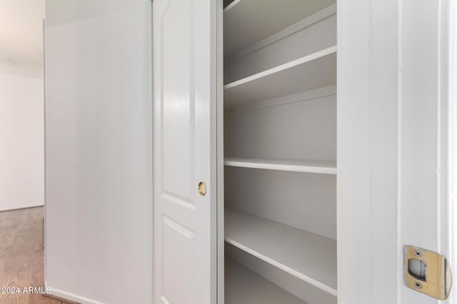 view of closet