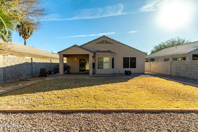 view of back of property