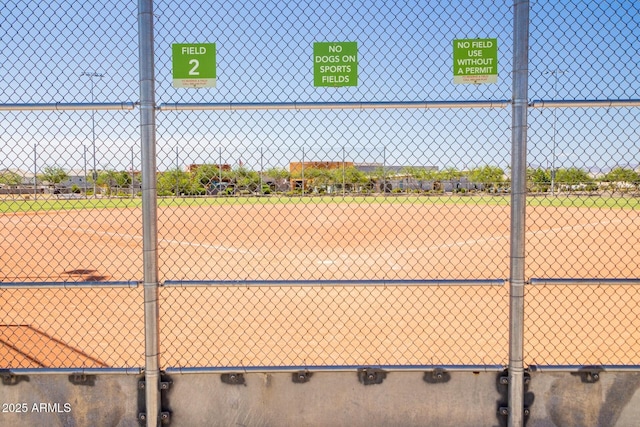 surrounding community with fence