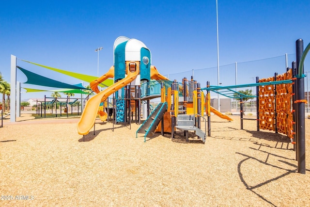 view of communal playground