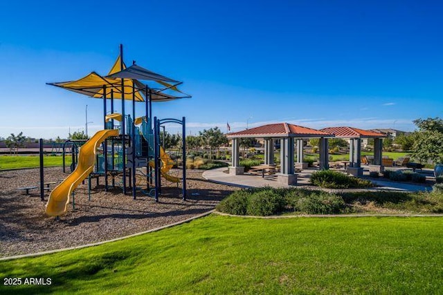 10860 E Tiburon Ave, Mesa, AZ 85212 - community play area featuring a gazebo and a yard