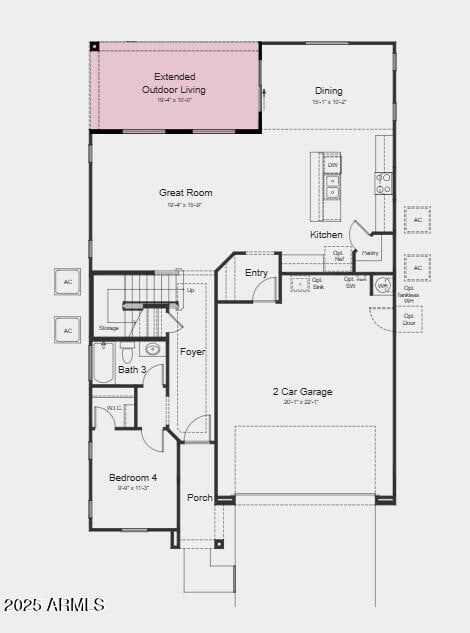 10860 E Tiburon Ave, Mesa, AZ 85212 - floor plan / room layout