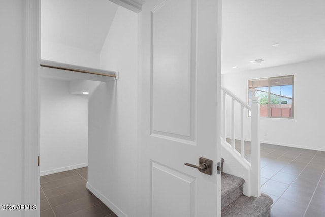 10860 E Tiburon Ave, Mesa, AZ 85212 - hallway with tile patterned flooring and stairs