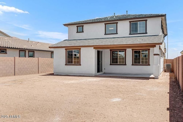 10860 E Tiburon Ave, Mesa, AZ 85212 - back of house featuring a fenced backyard, a patio area, and stucco siding