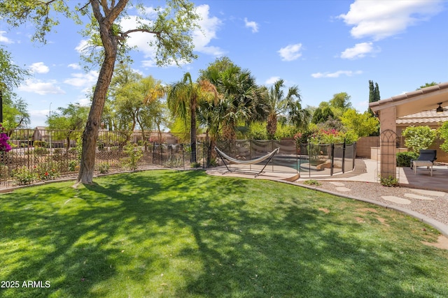 285 W Goldfinch Way, Chandler, AZ 85286 - view of yard featuring fence and a patio area