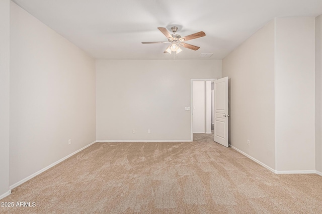 6826 W St Charles Ave, Laveen, AZ 85339 - carpeted spare room featuring ceiling fan and baseboards