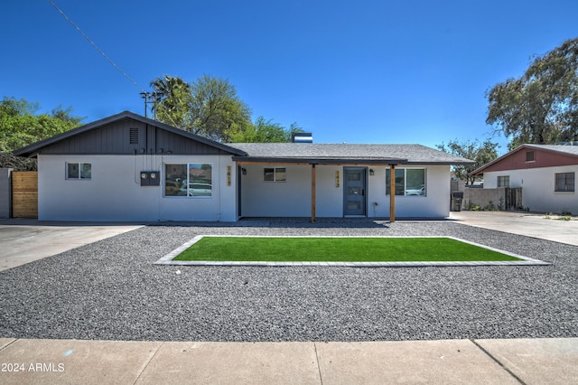 view of ranch-style house