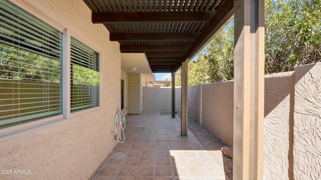 view of patio