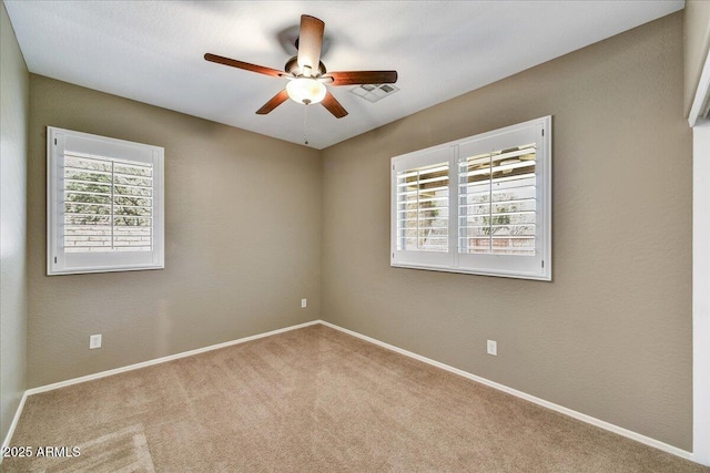 31133 N 132nd Ln, Peoria, AZ 85383 - unfurnished room with a ceiling fan and carpet floors