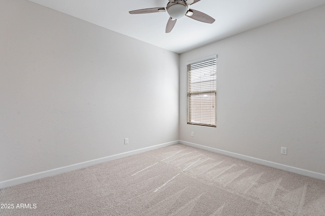 13523 W Remuda Dr, Peoria, AZ 85383 - unfurnished room with ceiling fan, light colored carpet, and baseboards