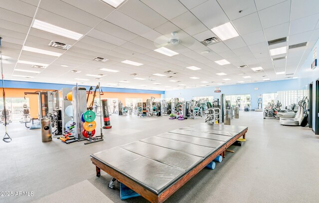 365 Leisure World, Mesa, AZ 85206 - exercise room with a paneled ceiling