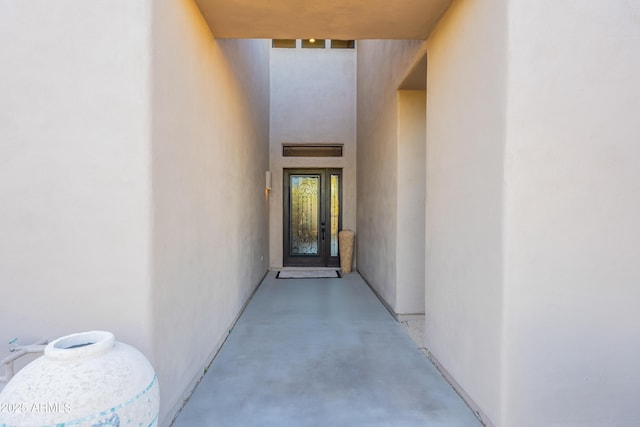 10772 E Running Deer Trl, Scottsdale, AZ 85262 - doorway to property with stucco siding