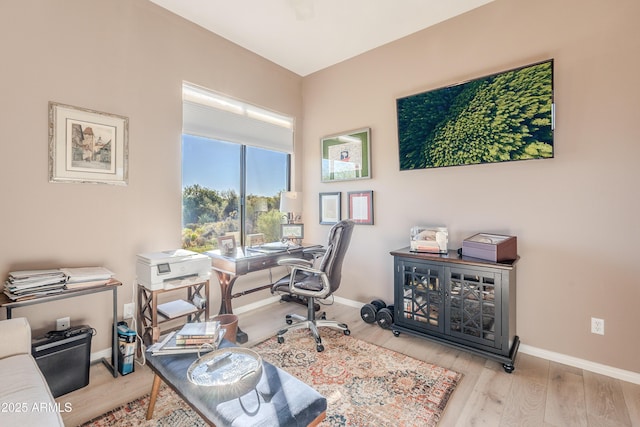 10772 E Running Deer Trl, Scottsdale, AZ 85262 - office space featuring wood finished floors and baseboards