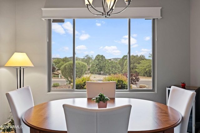 1385 Ridgewood Dr, Prescott, AZ 86305 - dining room featuring a chandelier