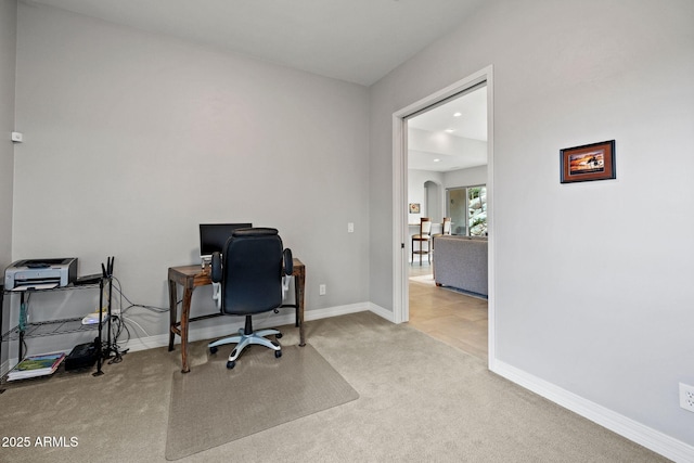 1385 Ridgewood Dr, Prescott, AZ 86305 - home office featuring carpet and baseboards