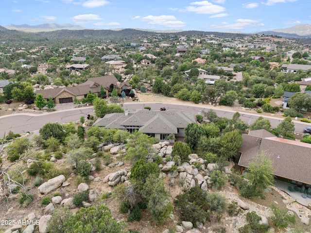 1385 Ridgewood Dr, Prescott, AZ 86305 - aerial perspective of suburban area with a mountainous background
